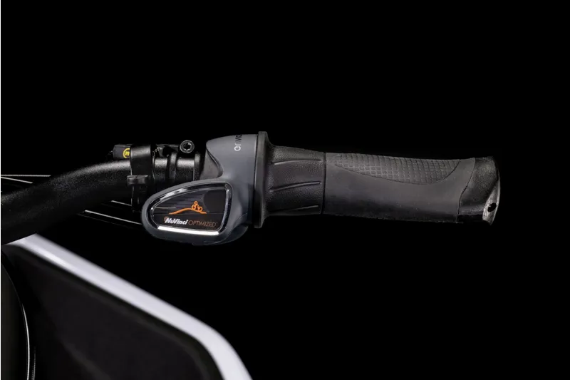 Cube Cargo Hybrid 500 Electric Cargo Bike in White/Black-7